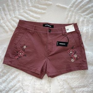 Express Mid-Rise Shorts